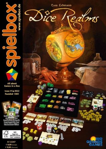 Spielbox magazine 01 2022 including promos for 3 games including Port Royal